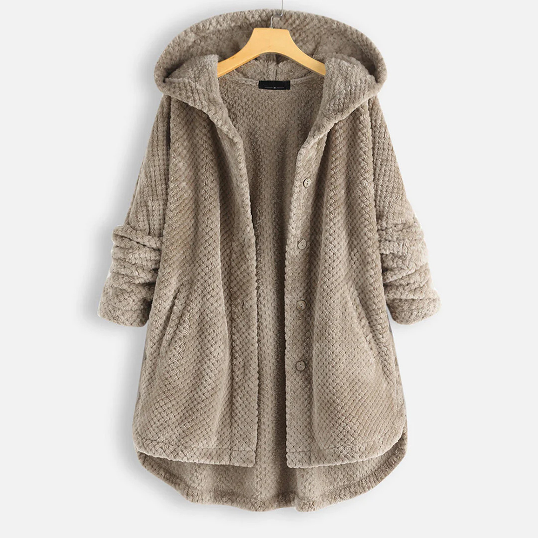 Cielo | Button-Up Hooded Jacket