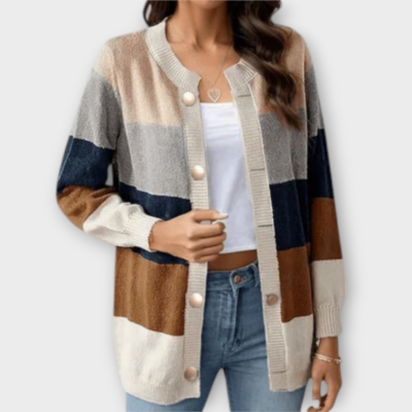 Suzy - Striped Cardigan