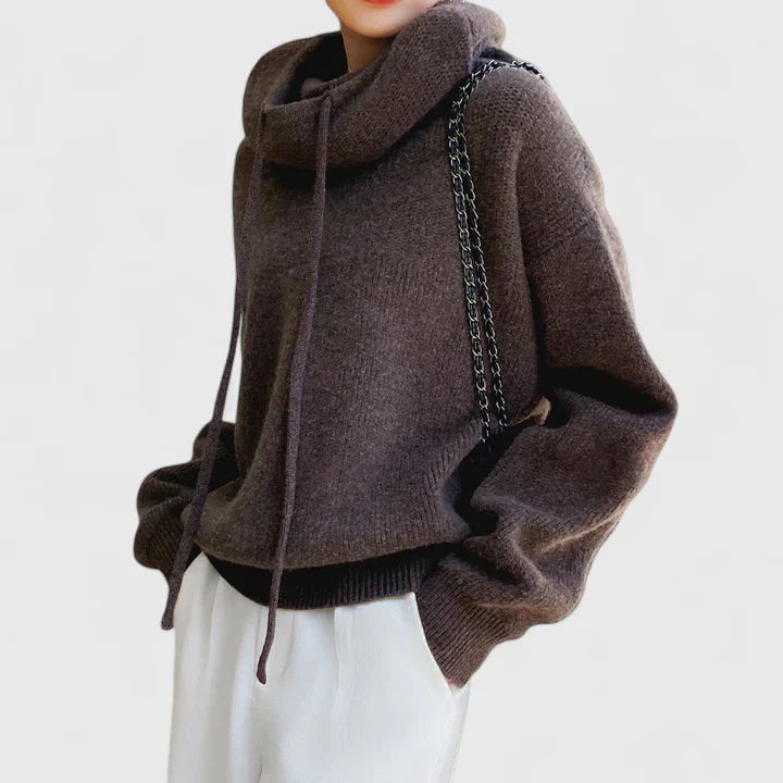 June | Marie | Cozy Knit Hoodie
