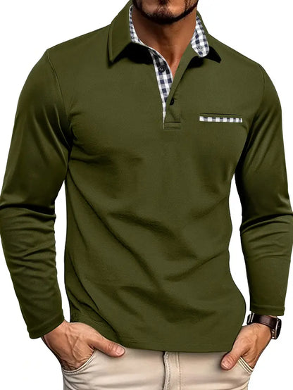 Edwardson | Classic Long Sleeve Polo Shirt