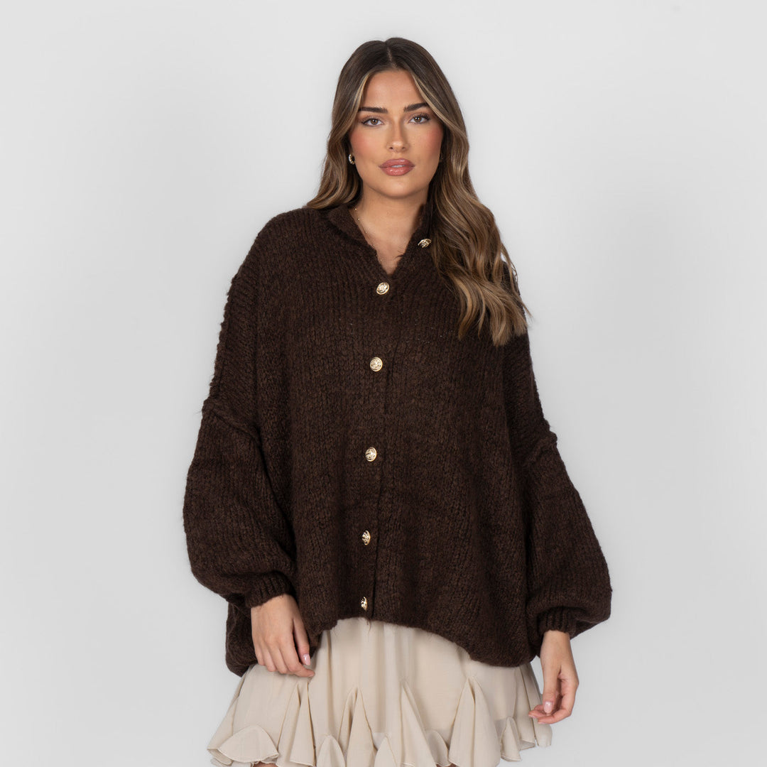 Oversized Cardigan "CozyGlam"