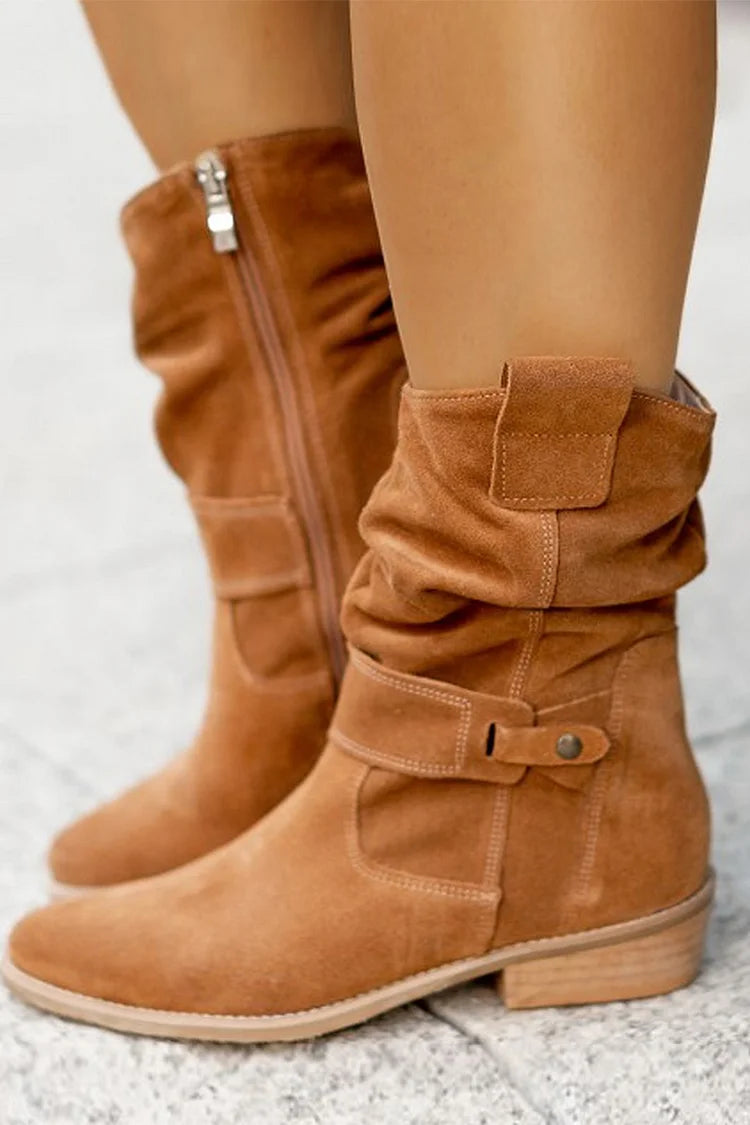 Clémence™ | Flexible Suede Ankle Boots