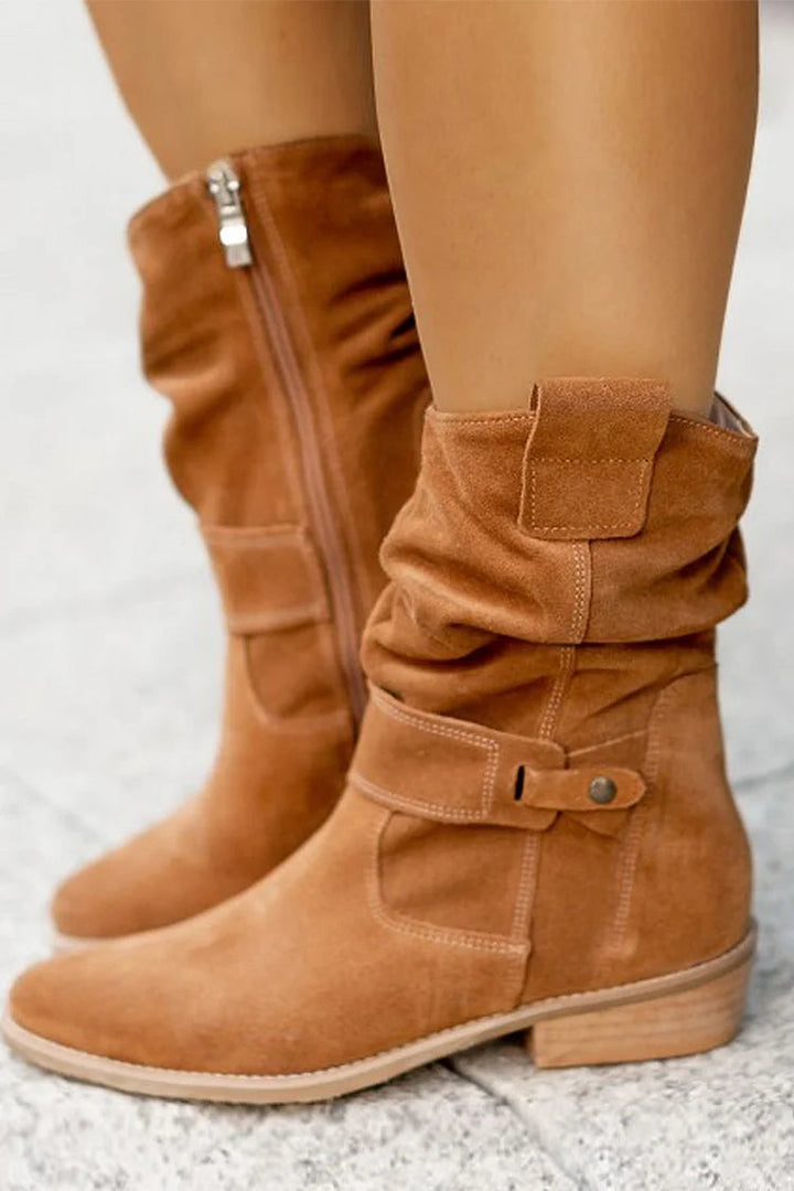 Clémence™ | Flexible Suede Ankle Boots