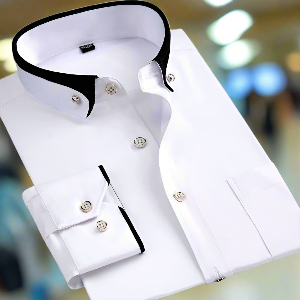 Alfie™ | Classic Cotton Long-Sleeve Shirt