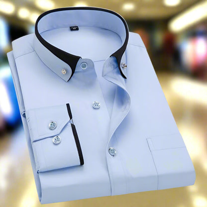 Alfie™ | Classic Cotton Long-Sleeve Shirt