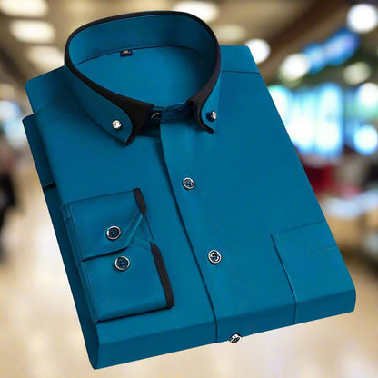 Alfie™ | Classic Cotton Long-Sleeve Shirt