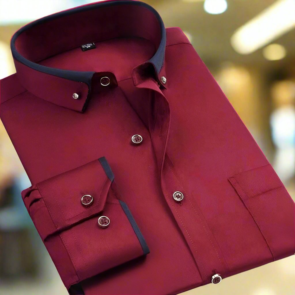 Alfie™ | Classic Cotton Long-Sleeve Shirt