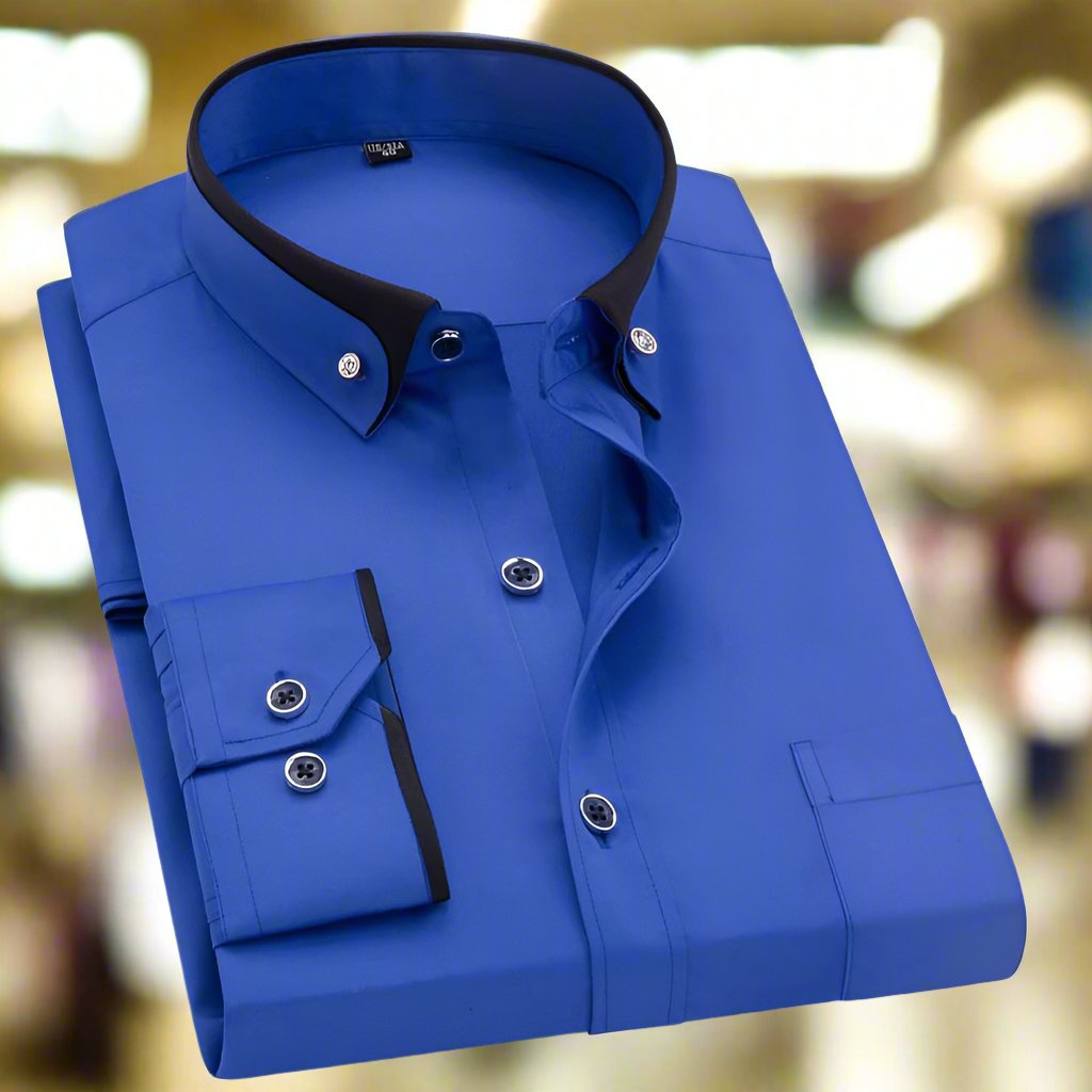 Alfie™ | Classic Cotton Long-Sleeve Shirt