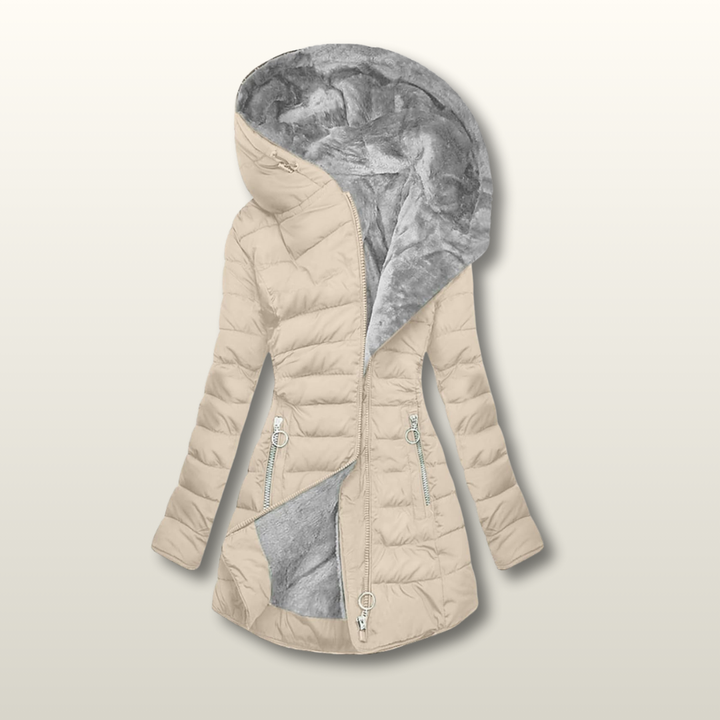 Amelia™ | Winter coat with a warm fur lining