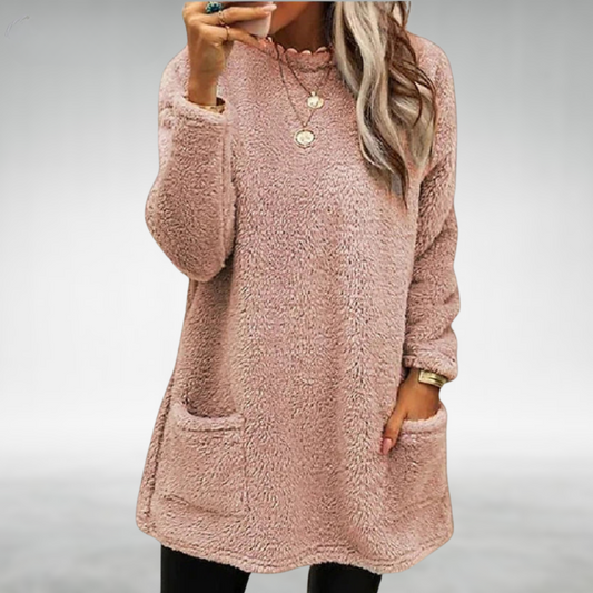 Nora – Fleece Pullover with Pockets