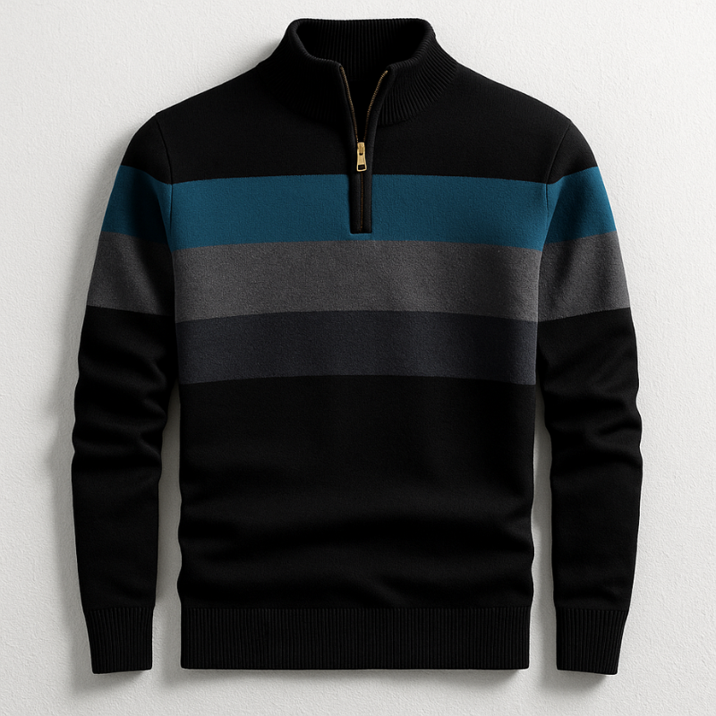 AVELYN LONDON™ | Zip-Up Pullover for Men