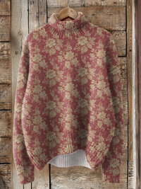 Joyce | Vintage floral print sweater