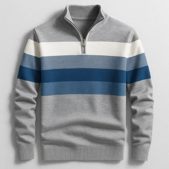 AVELYN LONDON™ | Zip-Up Pullover for Men
