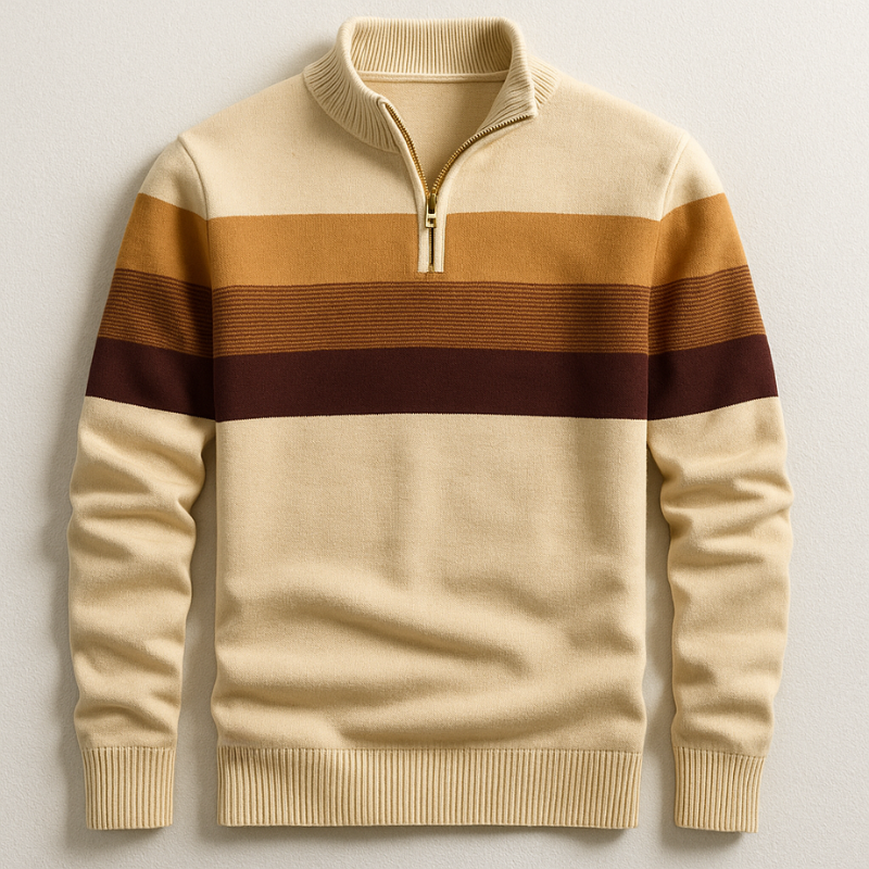 AVELYN LONDON™ | Zip-Up Pullover for Men