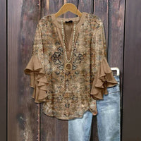 TORRY | Elegant Blouse with Patterns