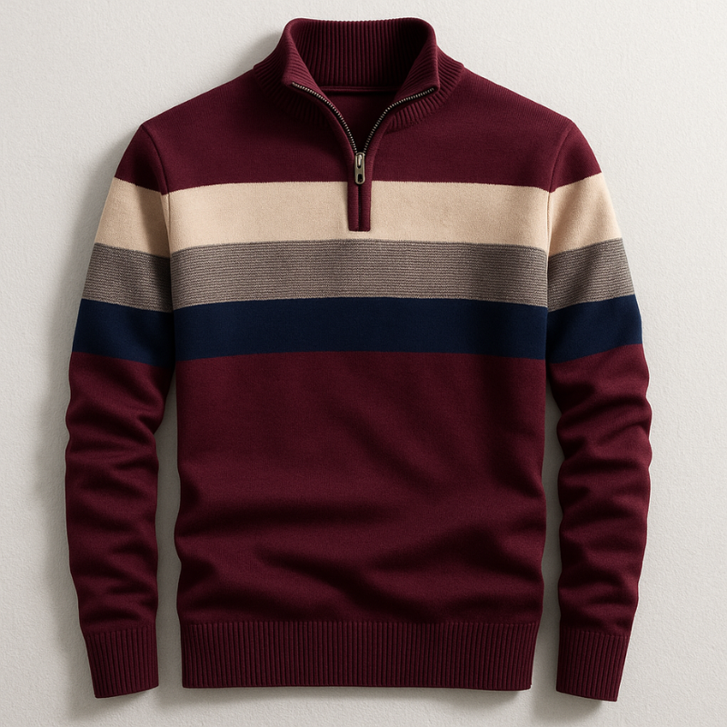 AVELYN LONDON™ | Zip-Up Pullover for Men
