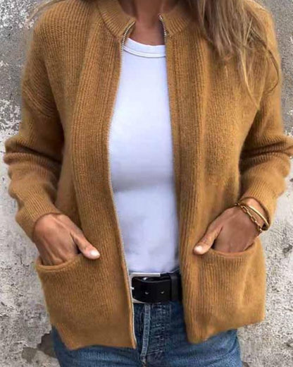 Andrea - Everyday Cardigan With Zipper
