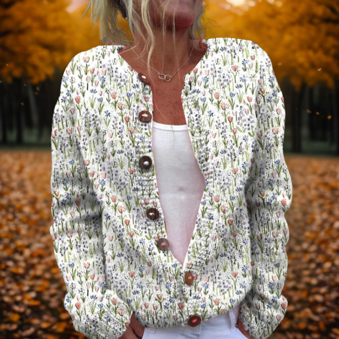 MICHELLE | Spring Cardigan Art Print