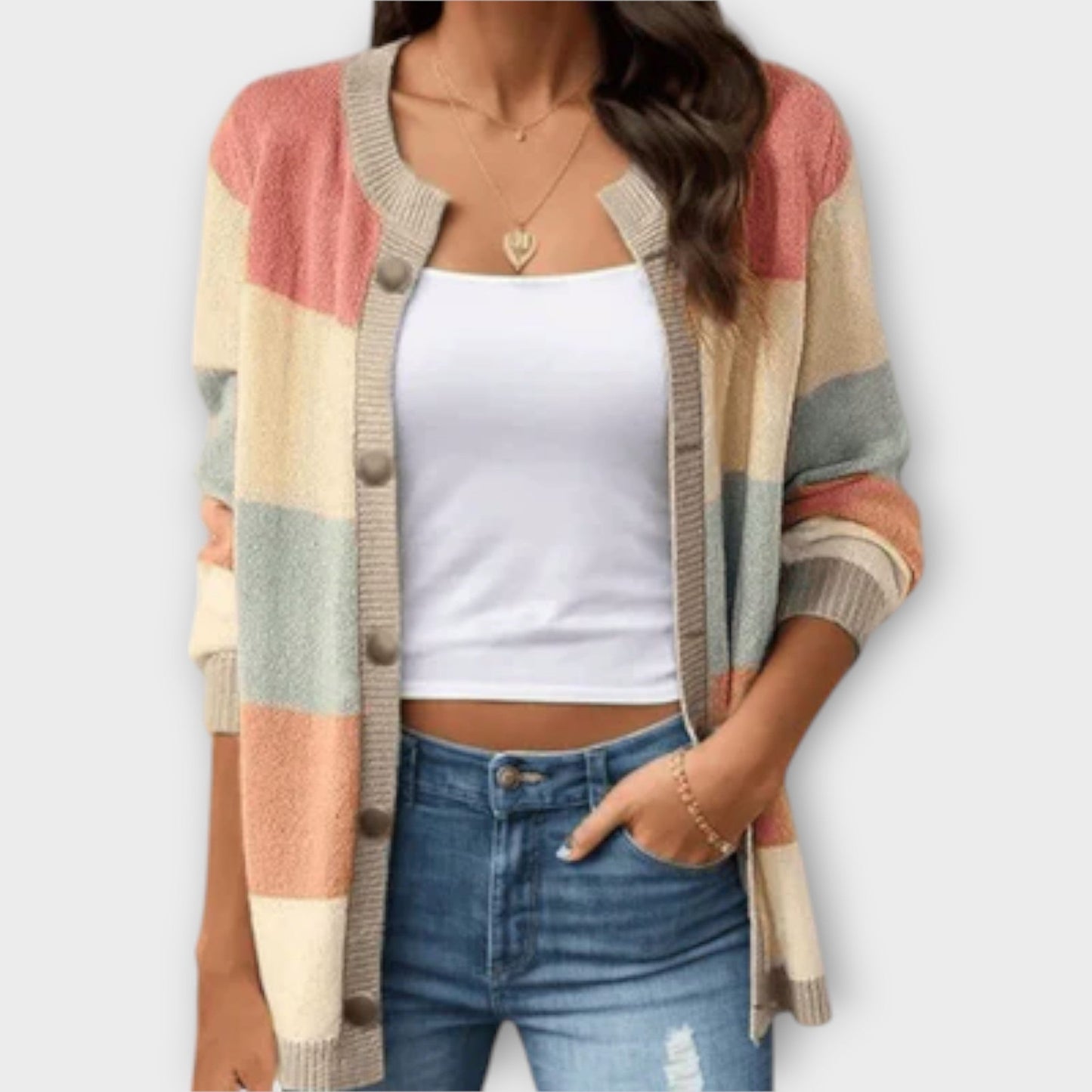 Suzy - Striped Cardigan