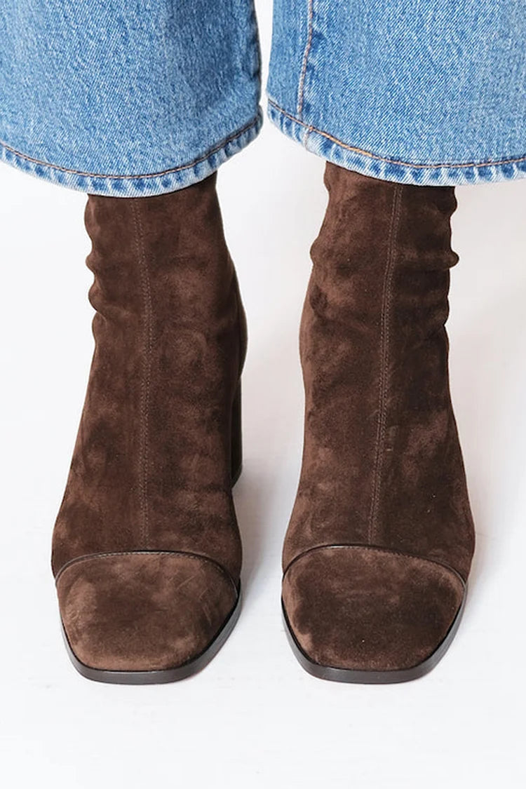 Danuta | Elegant Suede Ankle Boots