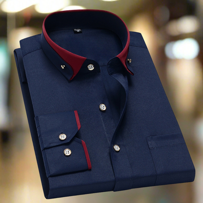 Alfie™ | Classic Cotton Long-Sleeve Shirt