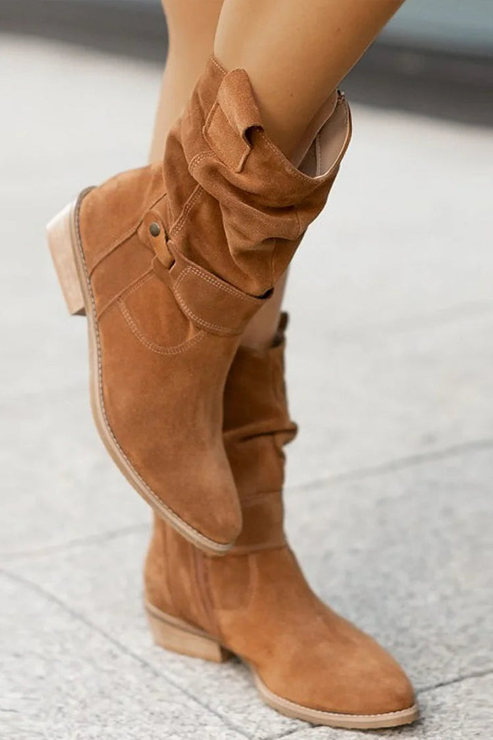 Clémence™ | Flexible Suede Ankle Boots