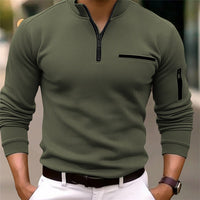 Alistair™ | Long Sleeve Shirt with Zip Closure