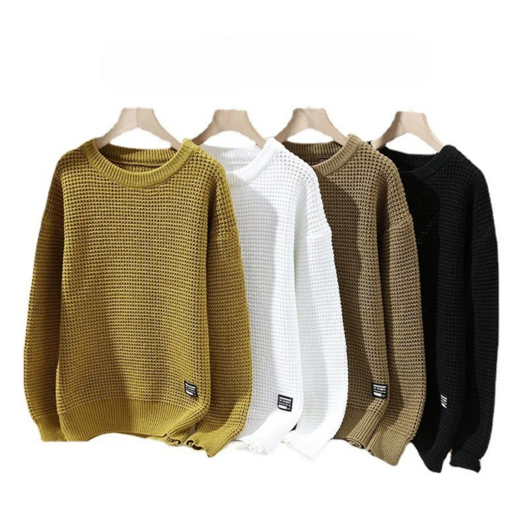 AVELYN LONDON™ | Premium Honeycomb Knit Sweater