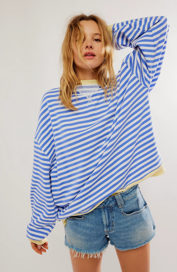 Mana | Striped Oversized Jumper