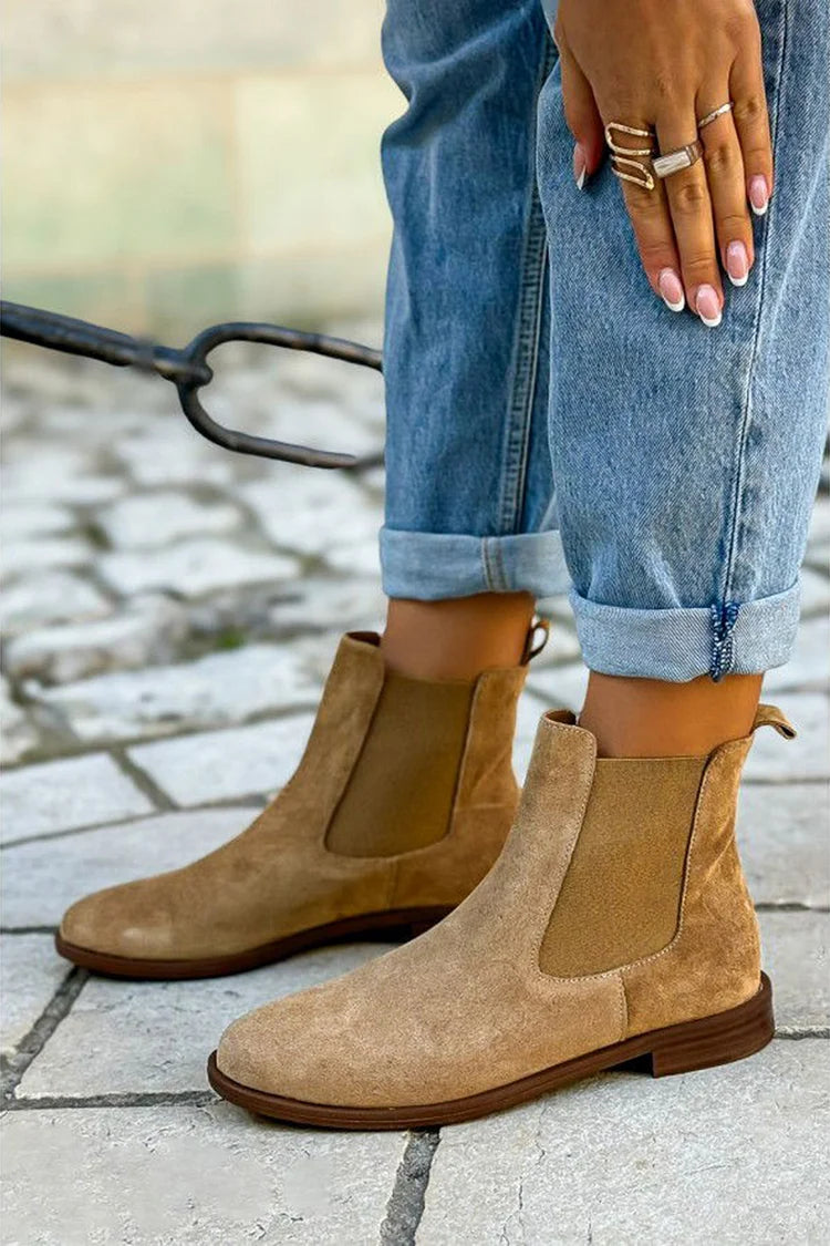 Maria™ | Suede Chelsea Boots