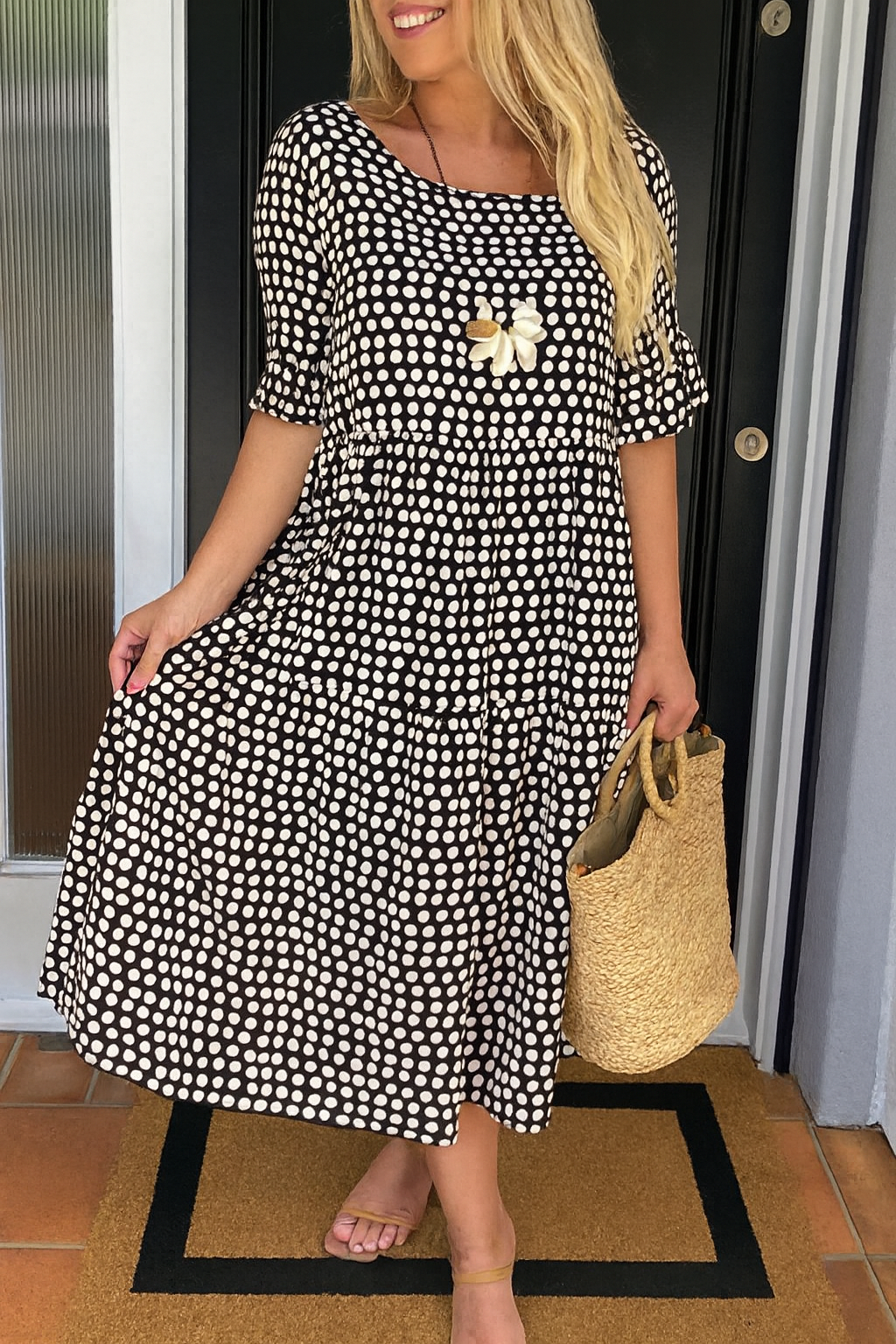Amara™ | Flow Midi Dress