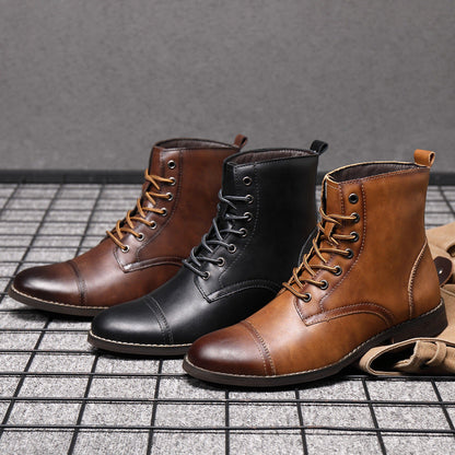 Morgan | Faux Leather Ankle Boots