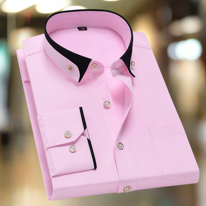Alfie™ | Classic Cotton Long-Sleeve Shirt