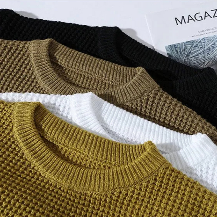 AVELYN LONDON™ | Premium Honeycomb Knit Sweater