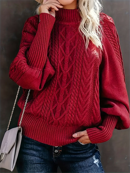 June | Lory | Casual Long Sleeve Knitted Sweater