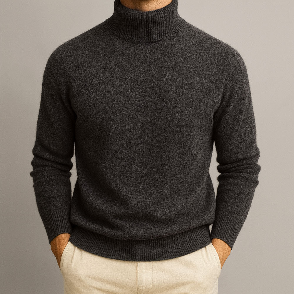 AVELYN LONDON™ | Men's High Neck Jumper
