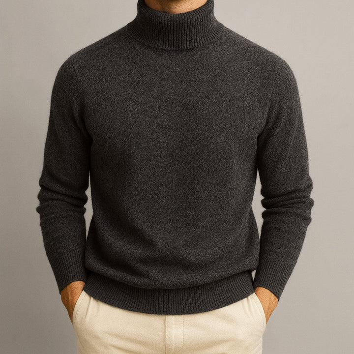 AVELYN LONDON™ | Men's High Neck Jumper