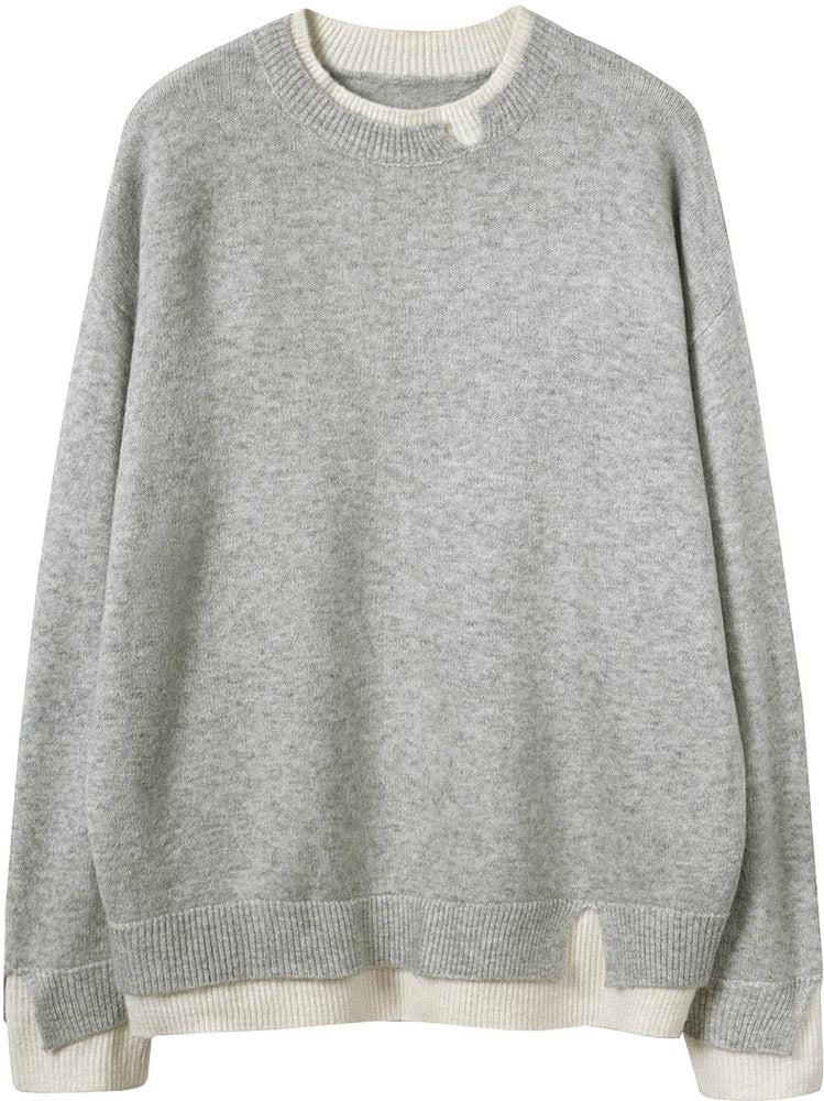 Kaia™ | Stylish Colour Block Sweater
