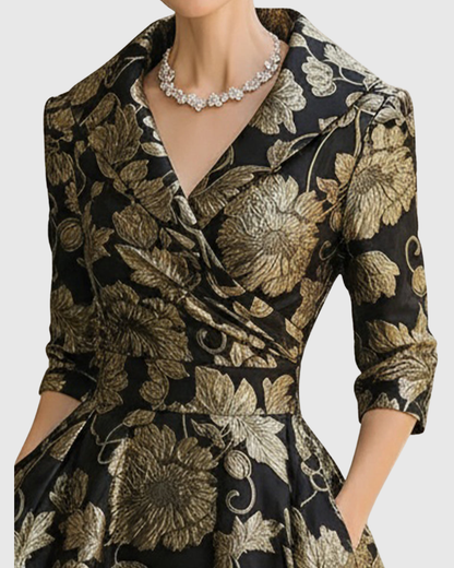 Morven | Floral Midi Dress
