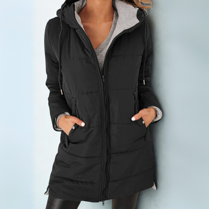 Karina | Lightweight Winter Puffer Jacket with Hood