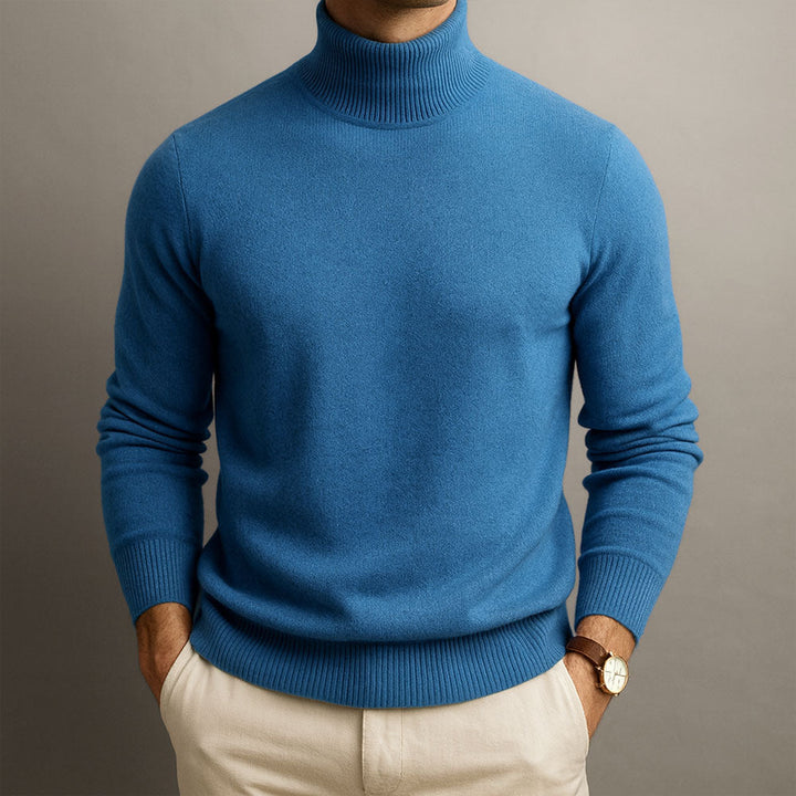 AVELYN LONDON™ | Men's High Neck Jumper