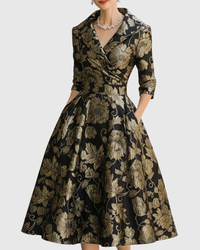 Morven | Floral Midi Dress