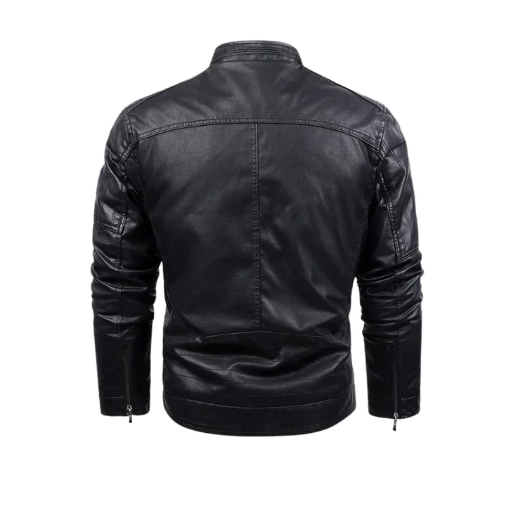 Harry™ | Retro Leather Jacket with Fleece Lining