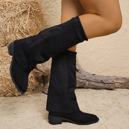 Noémie™ | High Suede Ankle Boots
