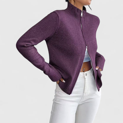 Lima - Block Zip Cardigan