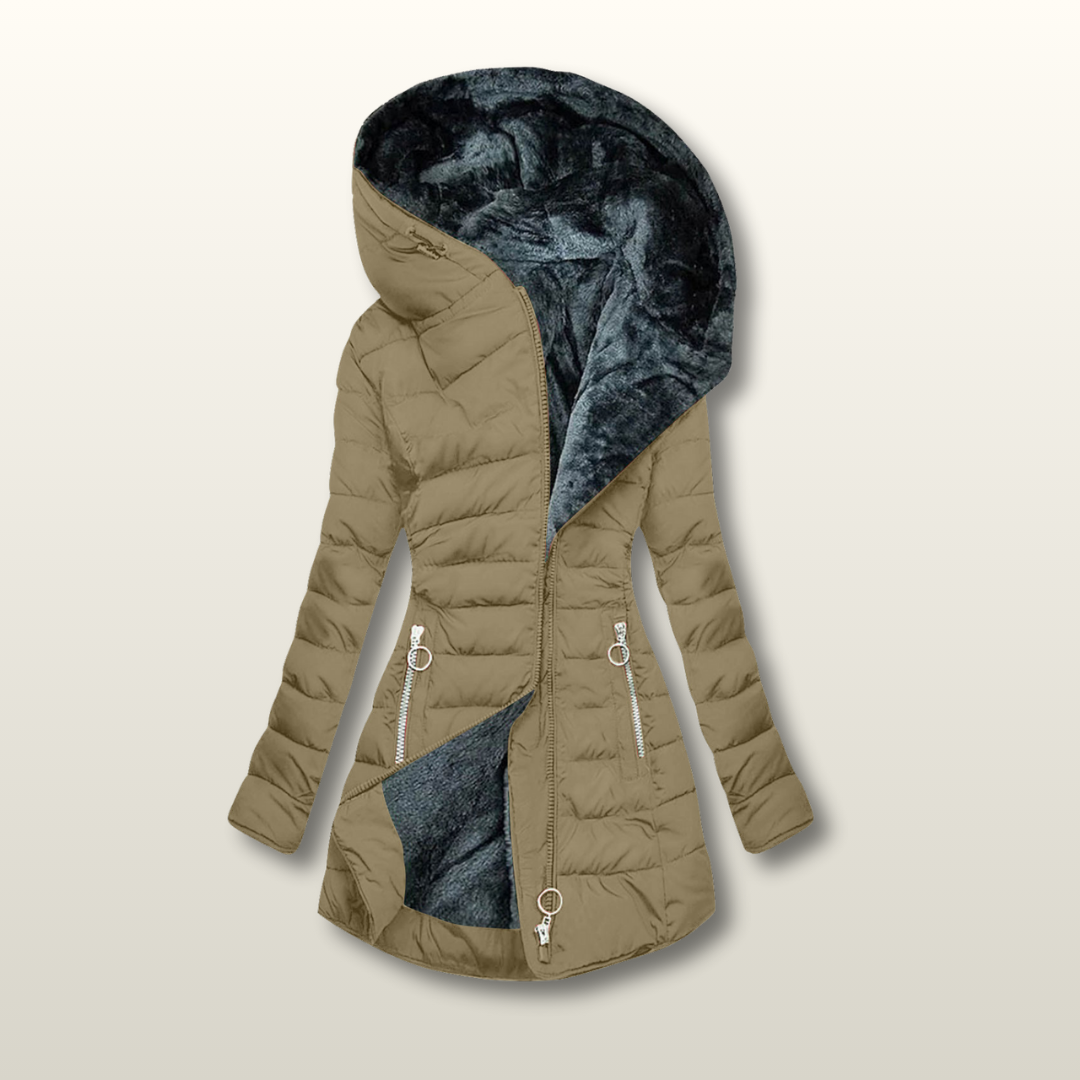 Amelia™ | Winter coat with a warm fur lining