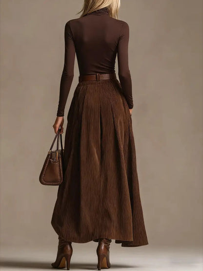 Avelyn™ | Aveline Two-Piece Set (Turtleneck & Maxi Skirt)