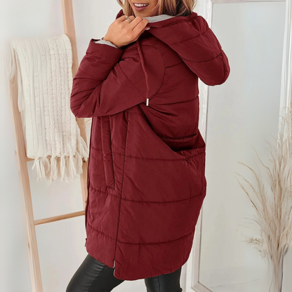 Karina | Lightweight Winter Puffer Jacket with Hood