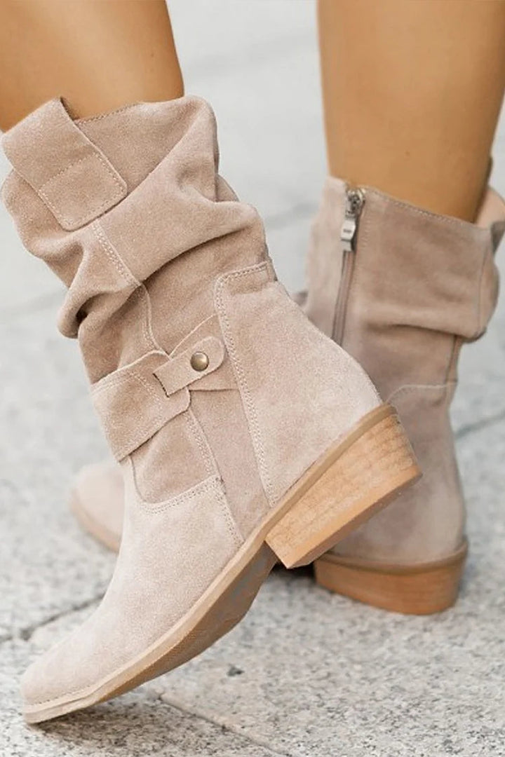 Clémence™ | Flexible Suede Ankle Boots