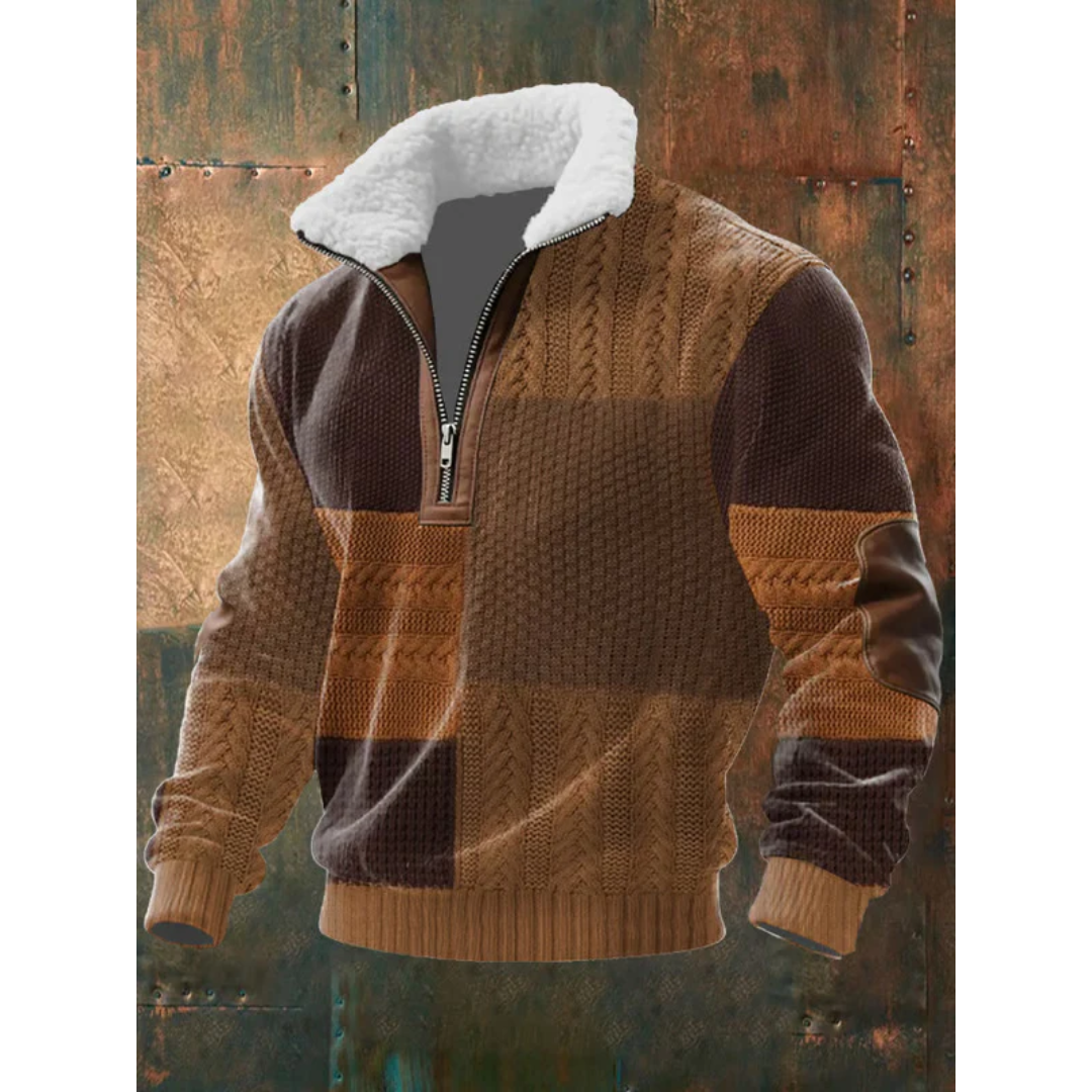 AVELYN LONDON™ | High Neck Fleece Pullover
